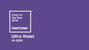 UltraViolet colore dell'anno 2018