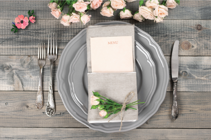 Menù matrimonio: 10 modi per presentarlo