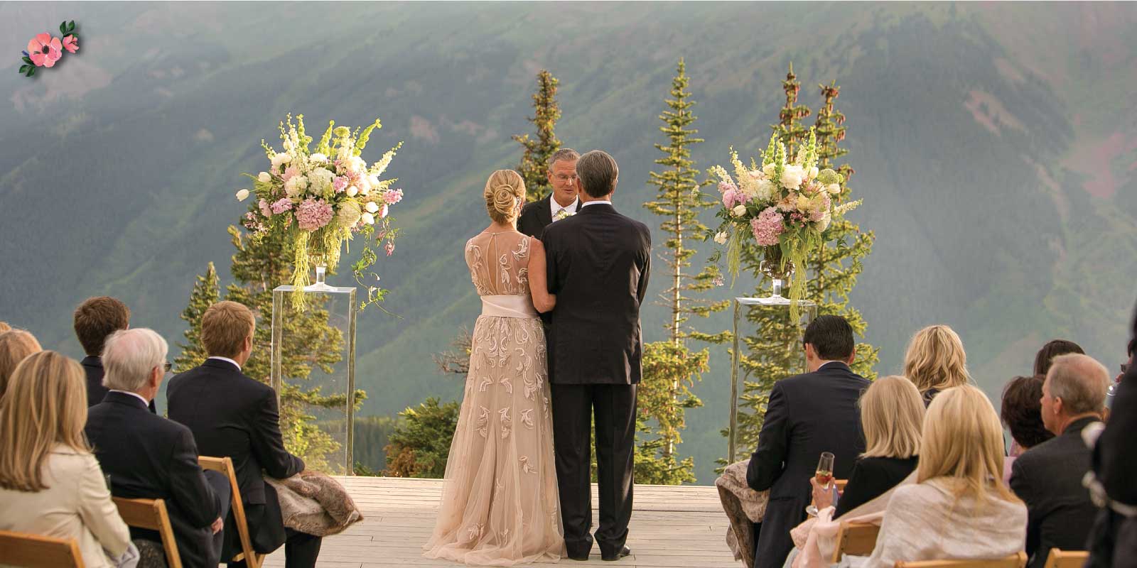 Secondo matrimonio: cerimonia all'aperto