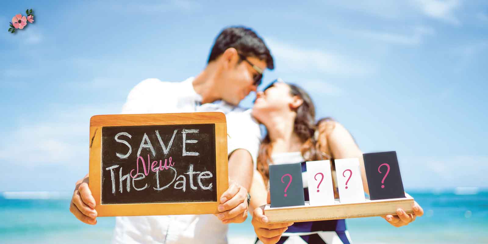 Rimandare-il-matrimonio Sposi che comunicano la nuova data del matrimonio