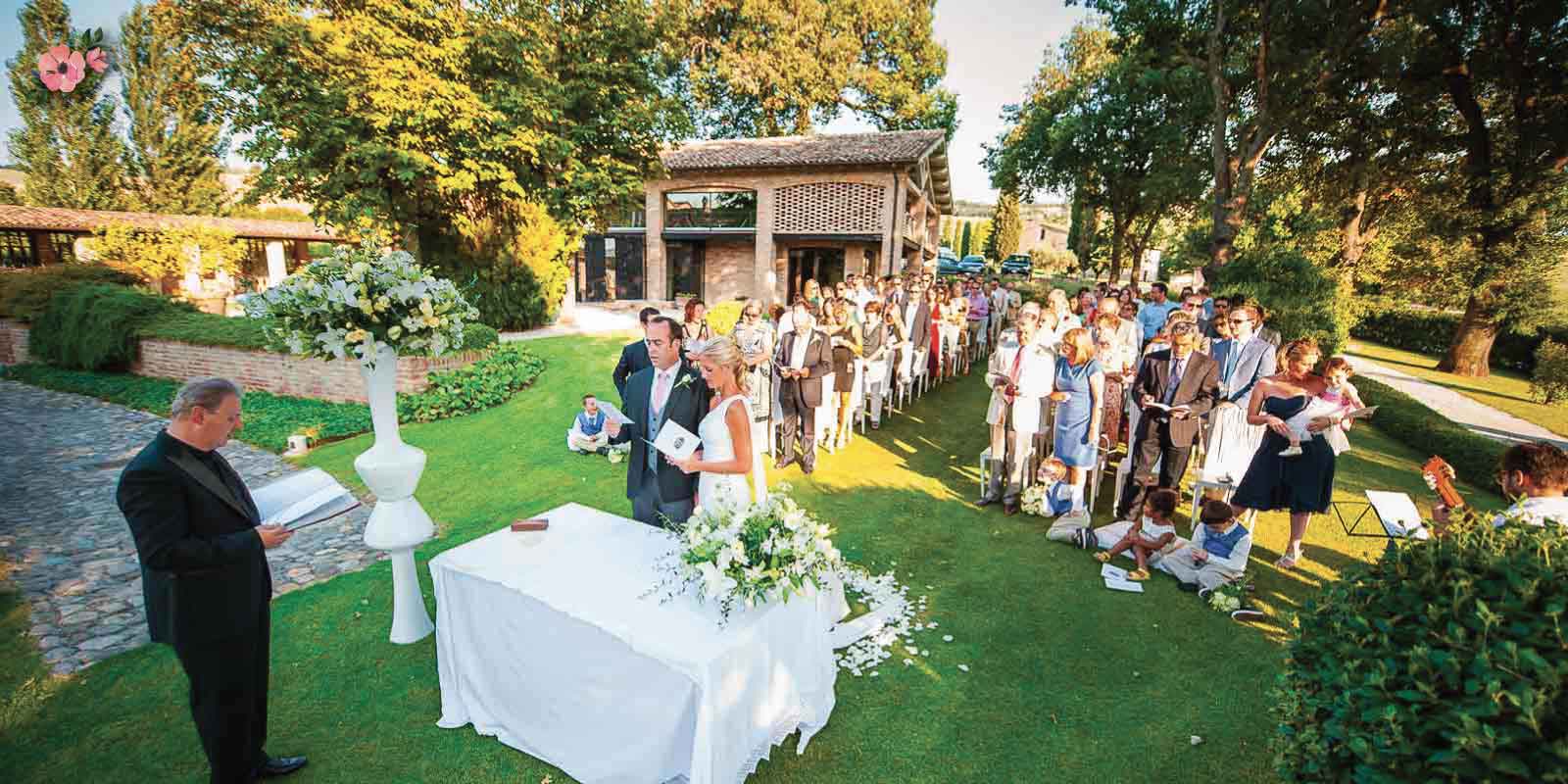 wedding weekend Cerimonia simbolica all'Urbino Resort