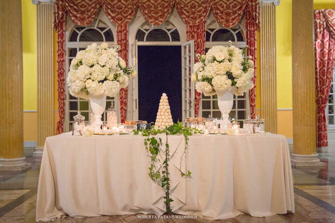 sweet table total white