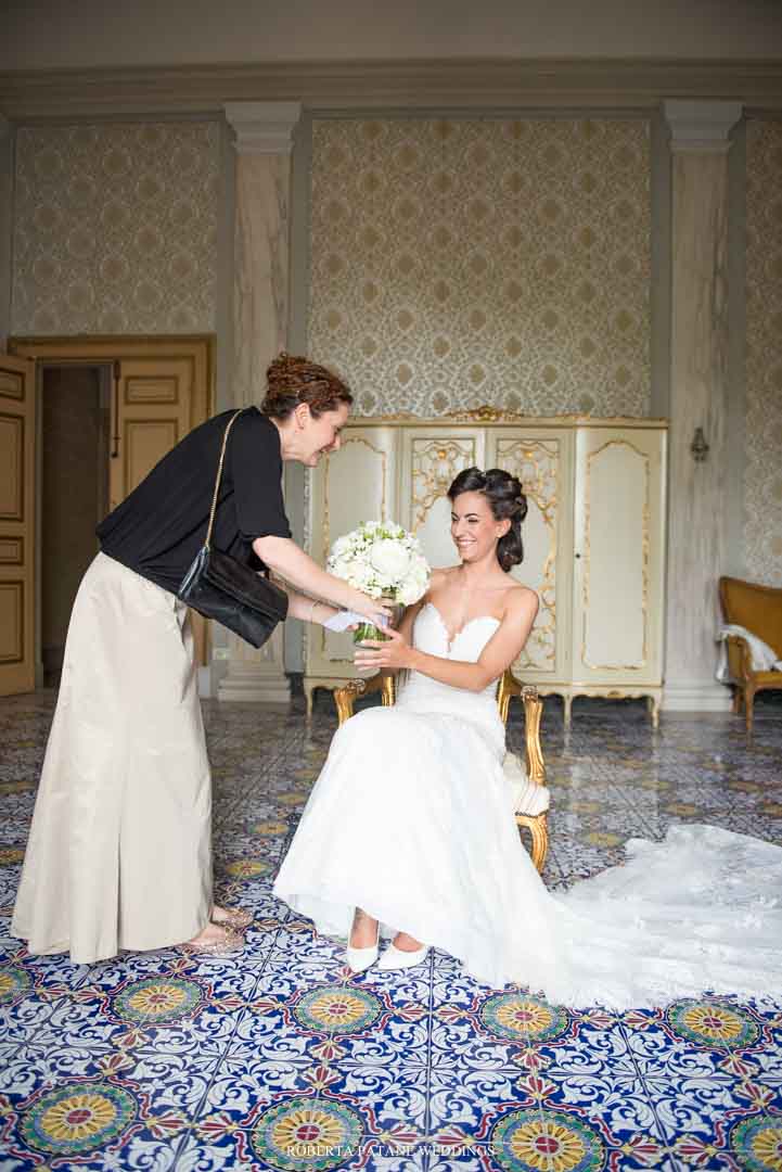 wedding planner con la sposa