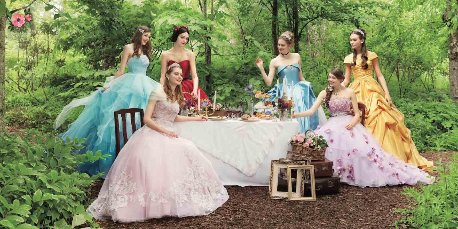 Principesse Disney nel bosco