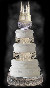 Torta nuziale per matrimonio a tema Disney