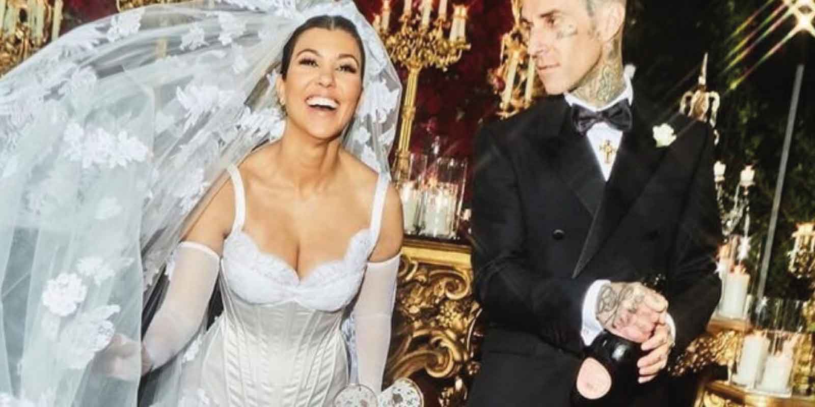 Matrimonio elegante e raffinato Matrimonio elegante e raffinato: quello di Kourtney Kardashian non lo è
