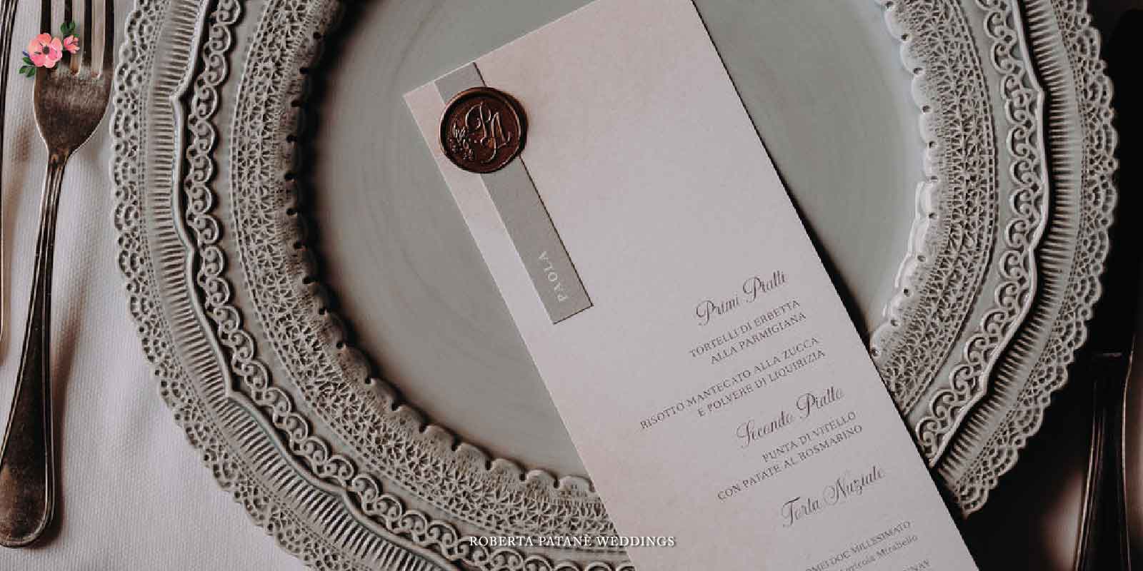 Menù di matrimonio personalizzato by Roberta Patanè Weddings Menu di matrimonio personalizzato by Roberta Patanè Weddings