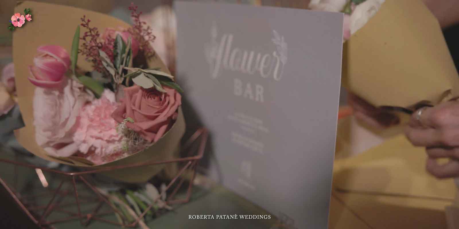 Flower-Bar_Roberta-Patane-Weddings Mazzolini di fiori al flower bar
