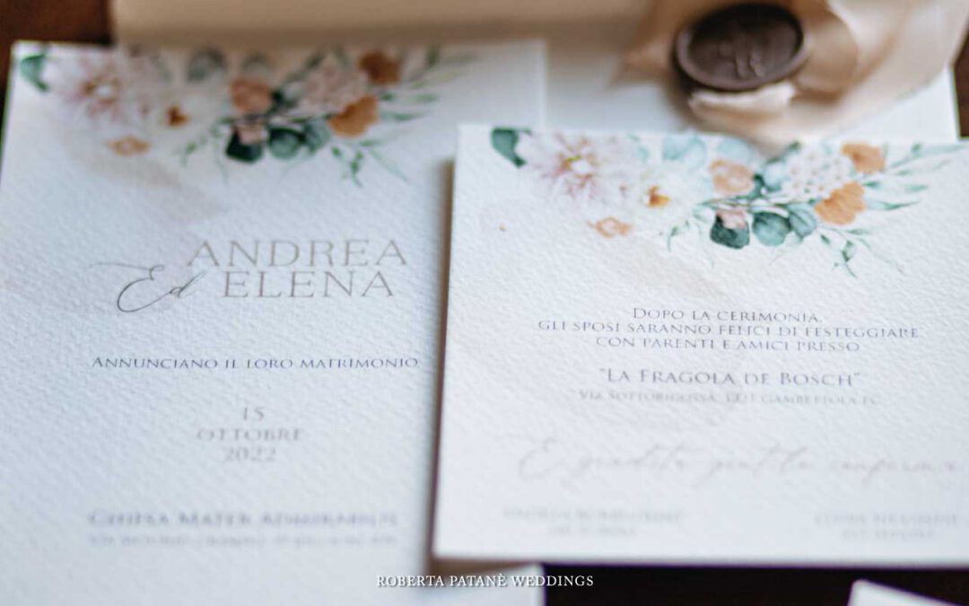Come si legge l’invito al matrimonio