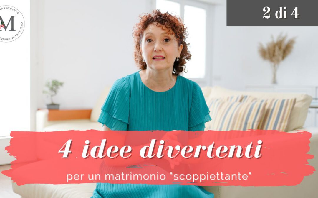 Idee divertenti per matrimonio #2: l’attesa degli sposi dopo la cerimonia