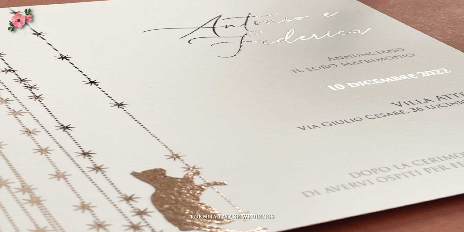 Partecipazioni-matrimonio-personalizzate_Roberta-Patane-Weddings partecipazioni di matrimonio personalizzate realizzate per un matrimonio con l'accento di Roberta Patanè