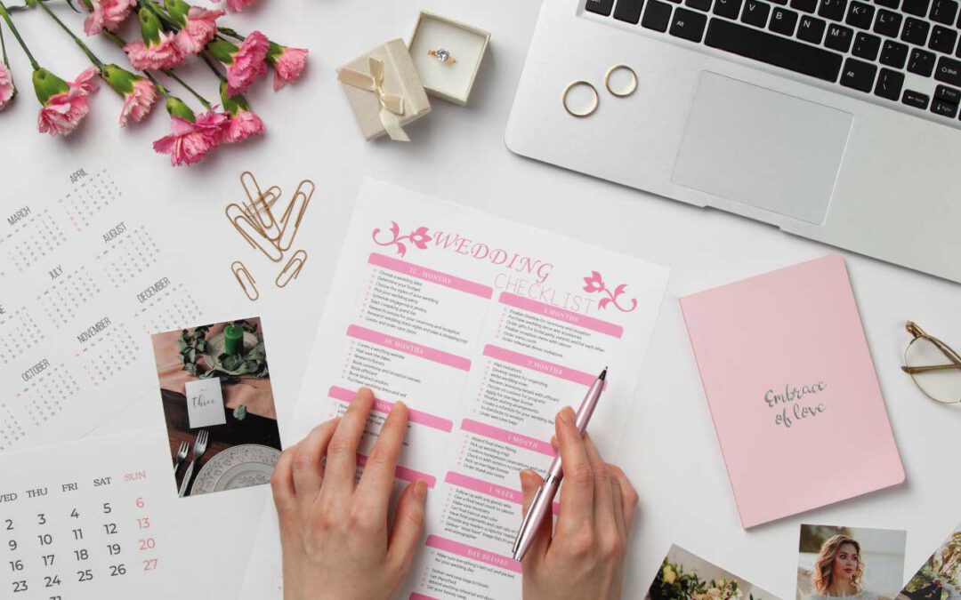 La lista definitiva per organizzare un matrimonio